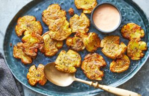 Air Fryer Smashed Potatoes Recipe